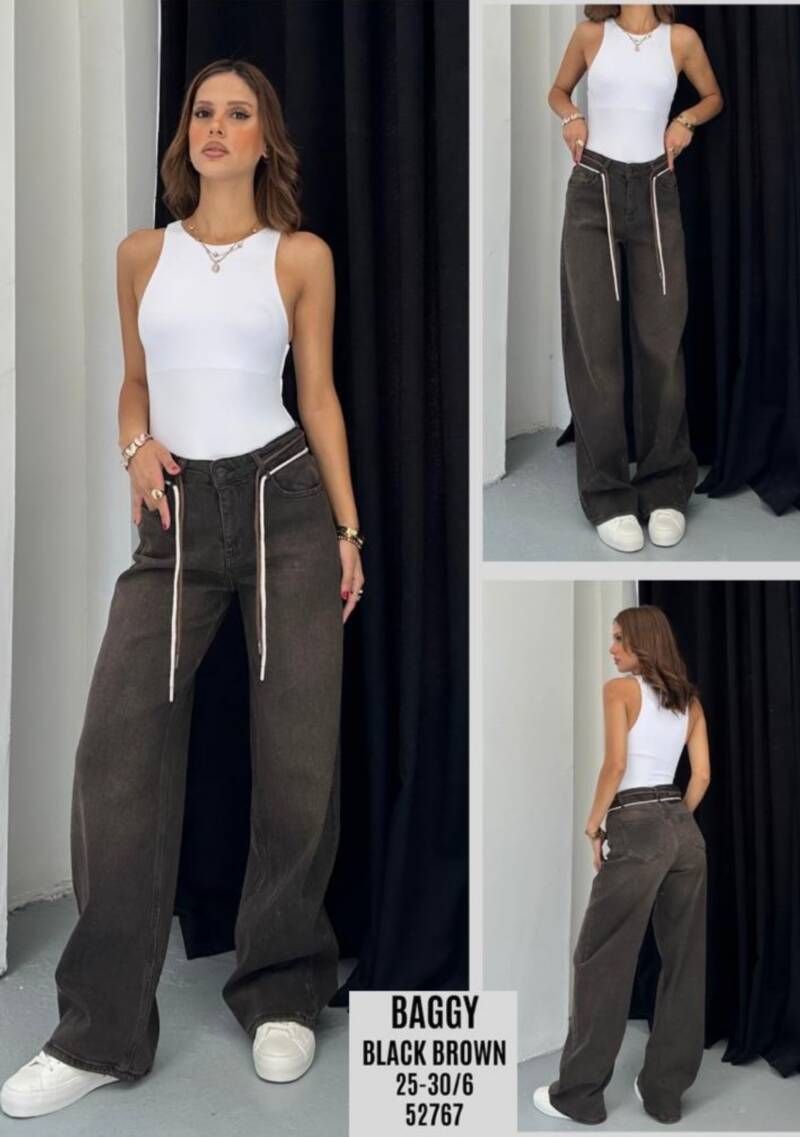 Spodnie damskie jeansy Roz 25-30, 1 Kolor Paczka 6 szt